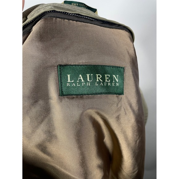 Ralph Lauren Men's‎ Tan Button Front Trench Coat Overcoat Jacket 44R - Picture 7 of 10